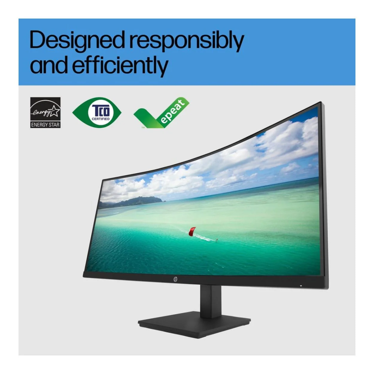 HP P34hc G4 34-inch 3440 x 1440p WQHD 21:9 100hz 5ms VA Curved Monitor 21Y56AA - Image 20
