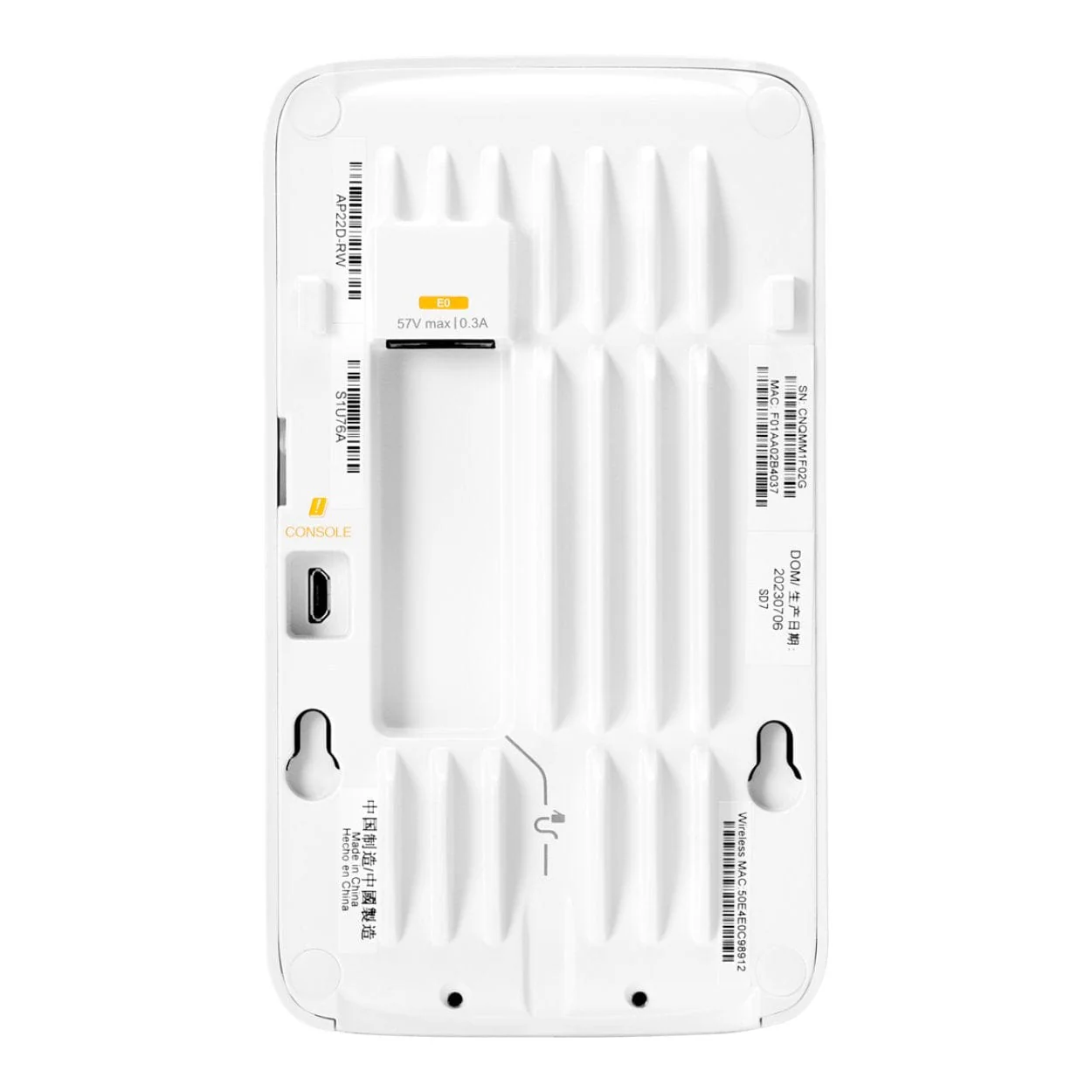 HPE Networking Instant On AP22D (RW) Dual Radio 2x2 Wi-Fi 6 Access Point S1U76A - Image 7