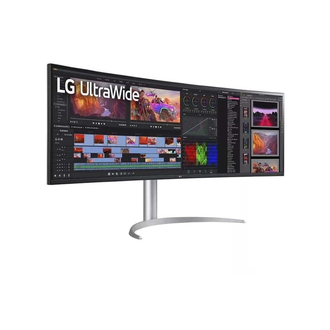 LG 49WQ95C-W UltraWide 49-inch 5120 x 1440p DQHD 32:9 144Hz 5ms IPS LED Curved Monitor - Image 3