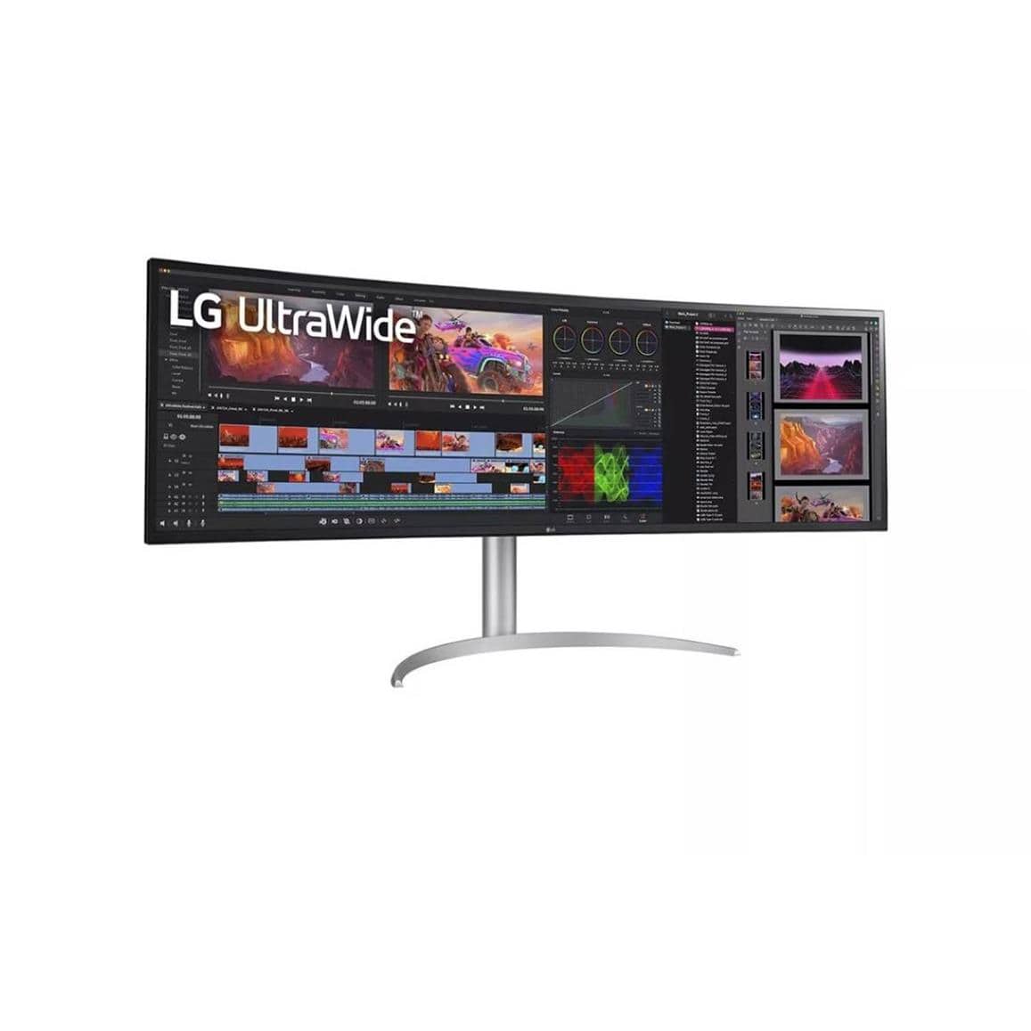 LG 49WQ95C-W UltraWide 49-inch 5120 x 1440p DQHD 32:9 144Hz 5ms IPS LED Curved Monitor - Image 4