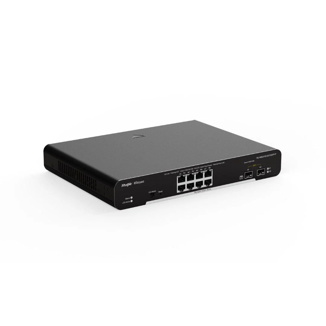 Ruijie Reyee RG-NBS3100-8GT2SFP-P 10-port Gigabit Layer 2 Cloud Managed PoE Switch - Image 3